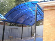 Изготовление навесов, козырьков